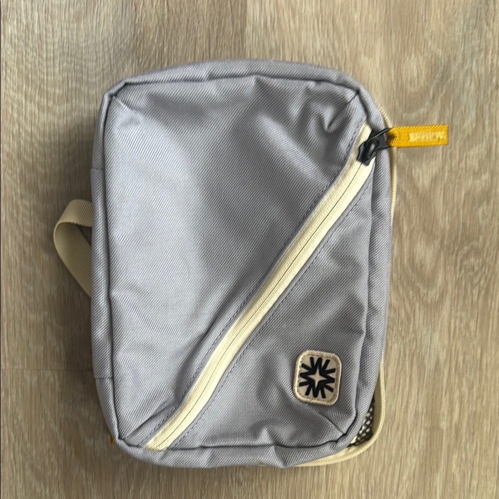 lavender toiletries bag